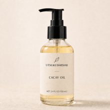 UTSUKUSHIISIAR Cacay Oil 100 mL clear glass pump