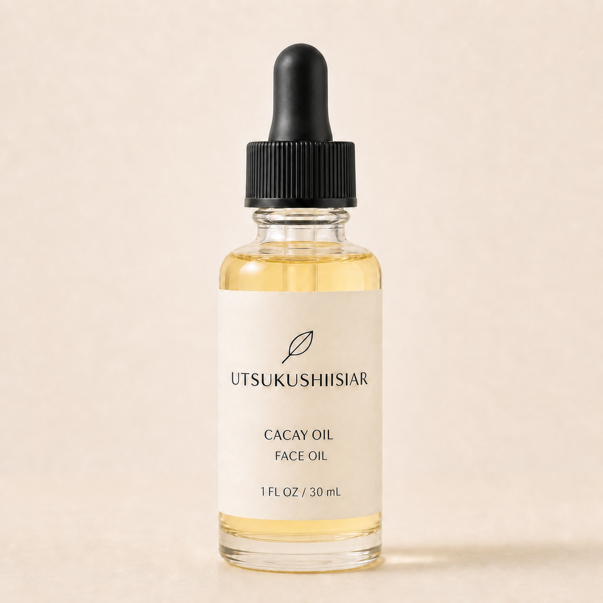 UTSUKUSHIISIAR Cacay Oil 30 mL clear glass dropper